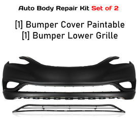 2011-2013 Hyundai Sonata Front Bumper Cover & Grille Kit | OEM Fit