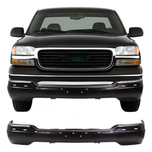 Load image into Gallery viewer, Front Bumper Black Steel 1999–2006 GMC Sierra 1500 2500 HD 3500  | OEM Fit