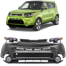 Load image into Gallery viewer, 2014-2016 Kia Soul Front Bumper Cover Fascia Kit Paintable &amp; Grille Assembly | OEM Fit