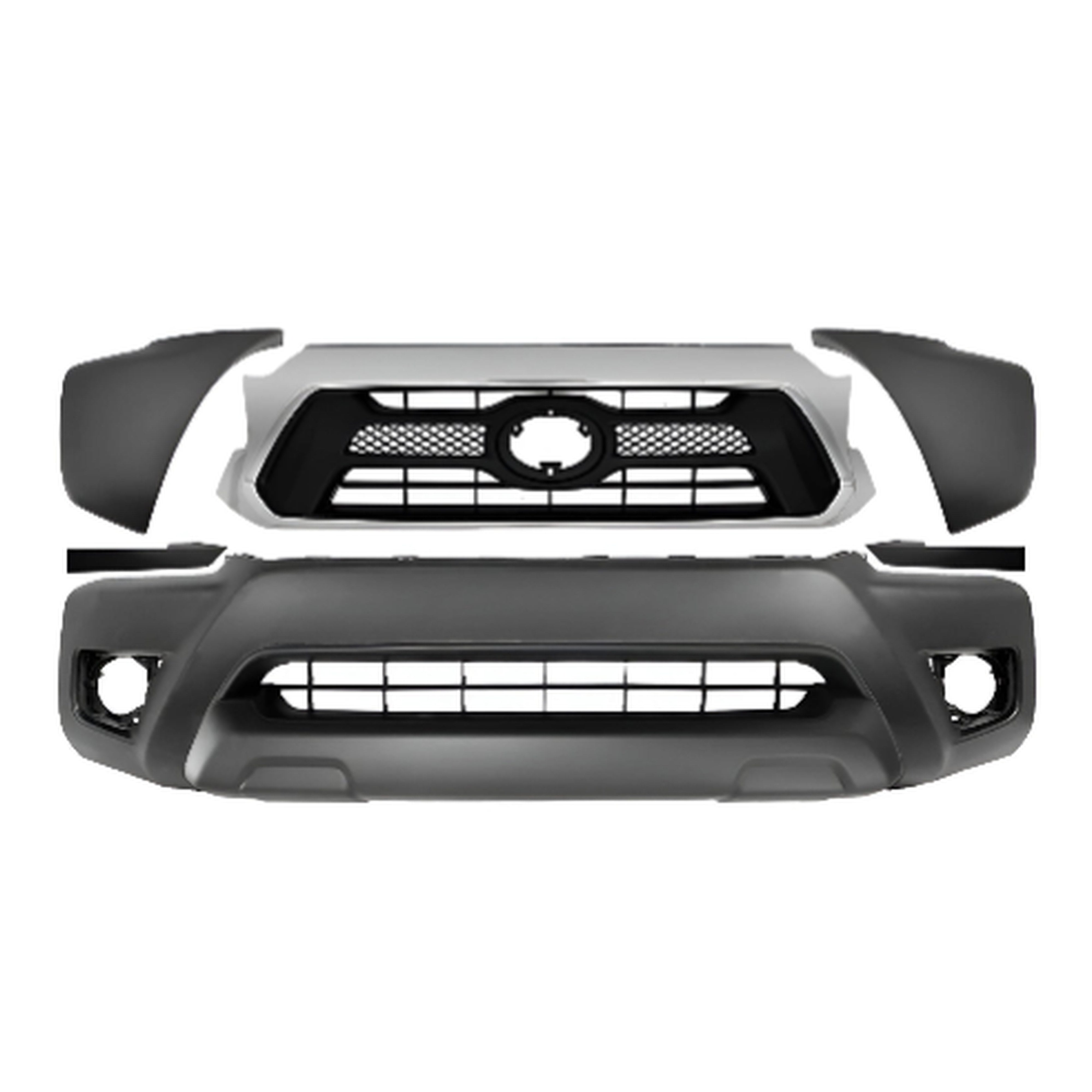 2012-2015 Toyota Tacoma Front Bumper Cover Paintable & Grille Assembly Kit  | OEM Fit