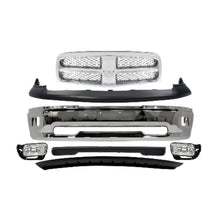 Load image into Gallery viewer, 2009-2010 Dodge Ram 1500 &amp; 2011-2012 Ram 1500 Front Bumper Chrome &amp; Fog Lights Kit  | OEM Fit