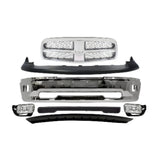 2009-2010 Dodge Ram 1500 & 2011-2012 Ram 1500 Front Bumper Chrome & Fog Lights Kit  | OEM Fit