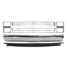 Load image into Gallery viewer, 1985-1988 Chevrolet C/K-Series Front Bumper Chrome &amp; Grille Assembly Kit | OEM Fit