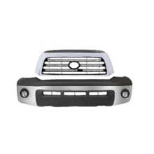 Load image into Gallery viewer, 2007-2009 Toyota Tundra Front Bumper Chrome Steel &amp; Grille Assembly Kit | OEM Fit