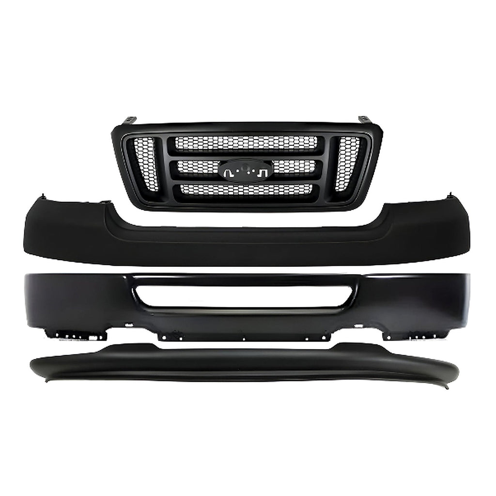 2006-2008 Ford F-150 Truck Front Bumper Paint to Match & Grille Assembly Kit | OEM Fit