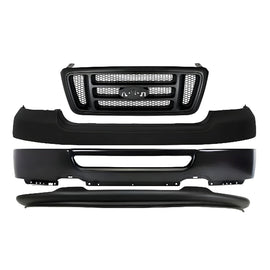 2006-2008 Ford F-150 Truck Front Bumper Paint to Match & Grille Assembly Kit | OEM Fit