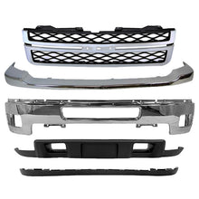 Load image into Gallery viewer, 2011-2014 Chevy Silverado 2500HD 3500HD Front Chrome Bumper Kit with Grille | OEM Fit