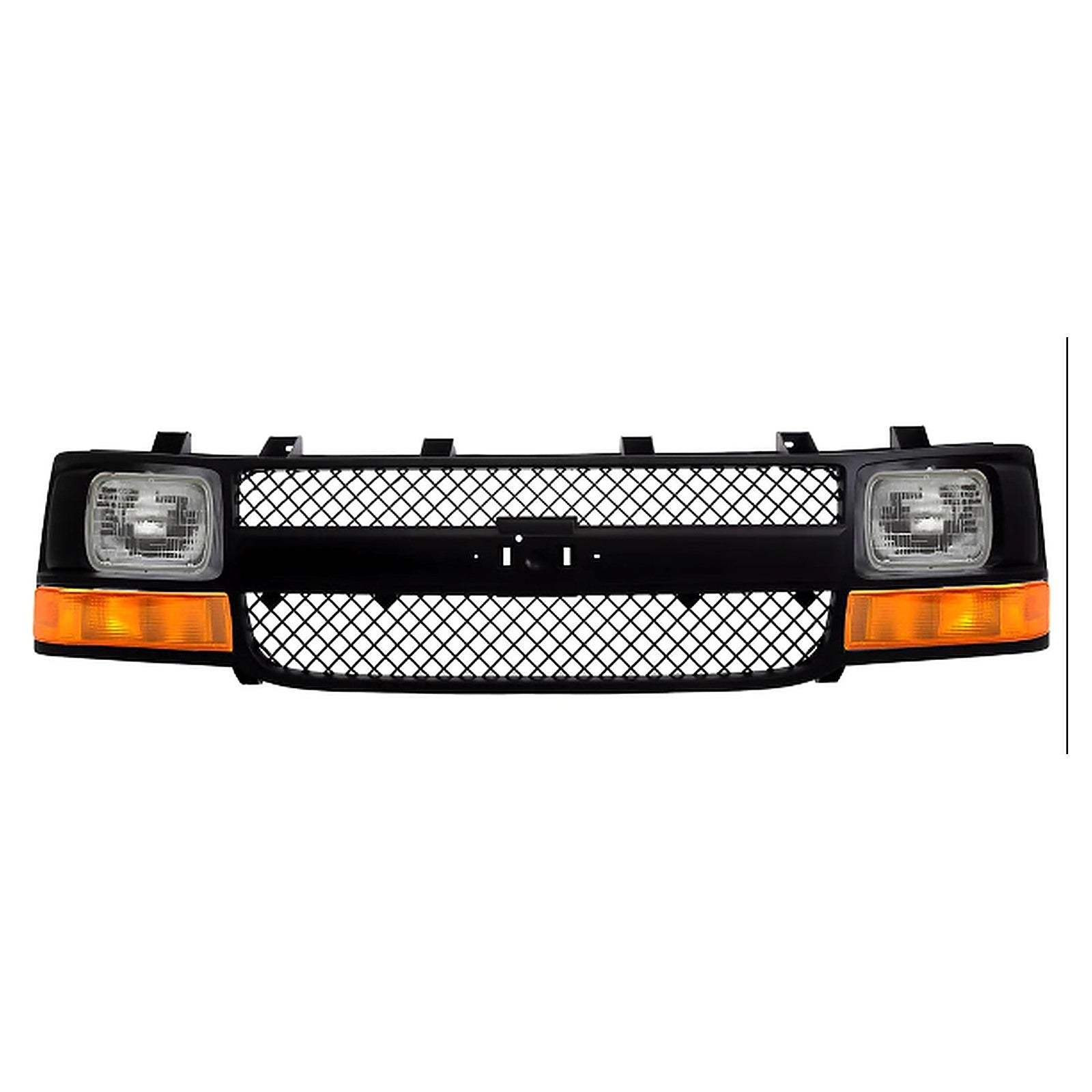2003-2017 Chevrolet Express 1500 2500 3500 4500 Front Grille Assembly & Headlight Kit | OEM Fit