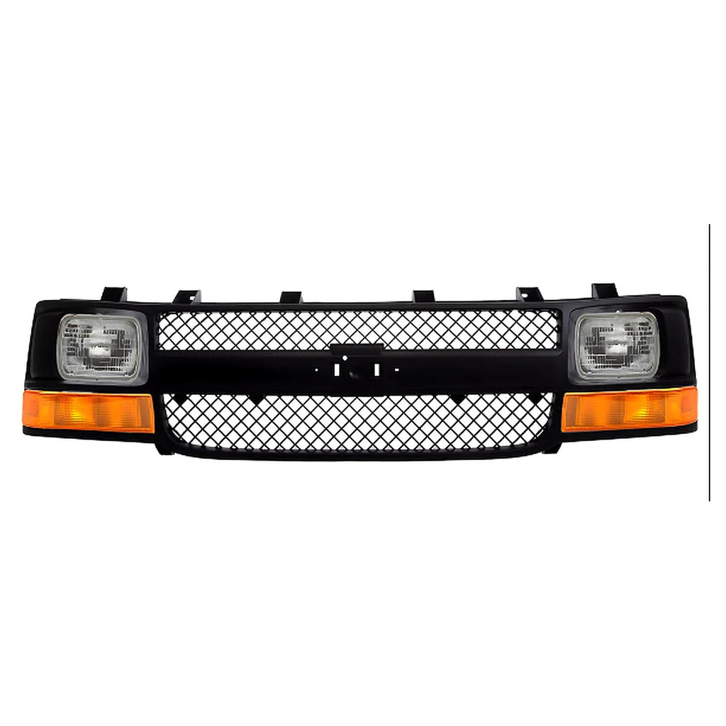 2003-2017 Chevrolet Express 1500 2500 3500 4500 Front Grille Assembly & Headlight Kit | OEM Fit