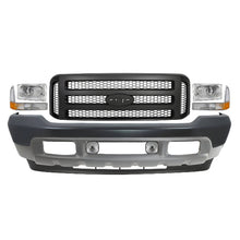 Load image into Gallery viewer, 1999-2004 Ford F-250 Super Duty Front Bumper Primed &amp; Grille Assembly Kit | OEM Fit