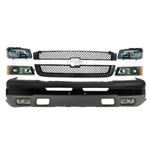 Load image into Gallery viewer, 2003-2007 Chevrolet Silverado 1500 Front Bumper Primed &amp; Fog Lights Assembly Kit | OEM Fit