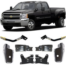 Load image into Gallery viewer, 2007-2010 Chevrolet Silverado 2500HD 3500HD Front Bumper Brackets Kit | OEM Fit