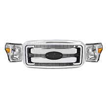 Load image into Gallery viewer, 2011-2016 Ford F-250 Super Duty and 350 Front Grille Assembly &amp; Headlights Assembly Kit | OEM Fit