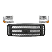Load image into Gallery viewer, 1999-2004 Ford F-250 Super Duty and 350 Front Grille Assembly &amp; Headlights  | OEM Fit