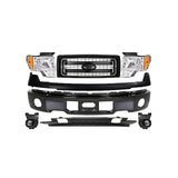 Kit Replacement 2009–2014 Ford F-150 Front Grille & Bumper Assembly Kit, Primed/Paintable, OEM Fit