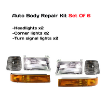 Load image into Gallery viewer, 1992–1996 Ford F-150 Headlight Kit Driver &amp; Passenger Side w/ Bulbs (2-Piece Set) | OEM Fit