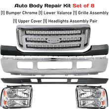 Load image into Gallery viewer, 2005-2007 Ford F-250/F-350 Front Chrome Bumper with Valance &amp; Grille Assembly | OEM Fit