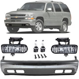 2000-2006 Chevy Suburban Tahoe Front Chrome Bumper Kit | OEM Fit