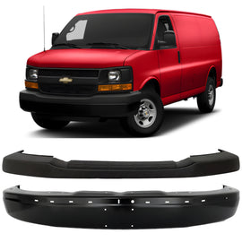 2003-2023 Chevy Express / GMC Savana 1500 2500 3500 Front Bumper Primed Kit  | OEM Fit