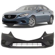 Load image into Gallery viewer, Front Bumper Cover Paintable &amp; Bumper Grille Textured Kit For 2014-2017 Mazda 6