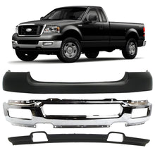 Load image into Gallery viewer, Front Bumper Cover, Bumper Face Bar &amp; Valance Textured Kit For 2004-2005 Ford F-150 Truck