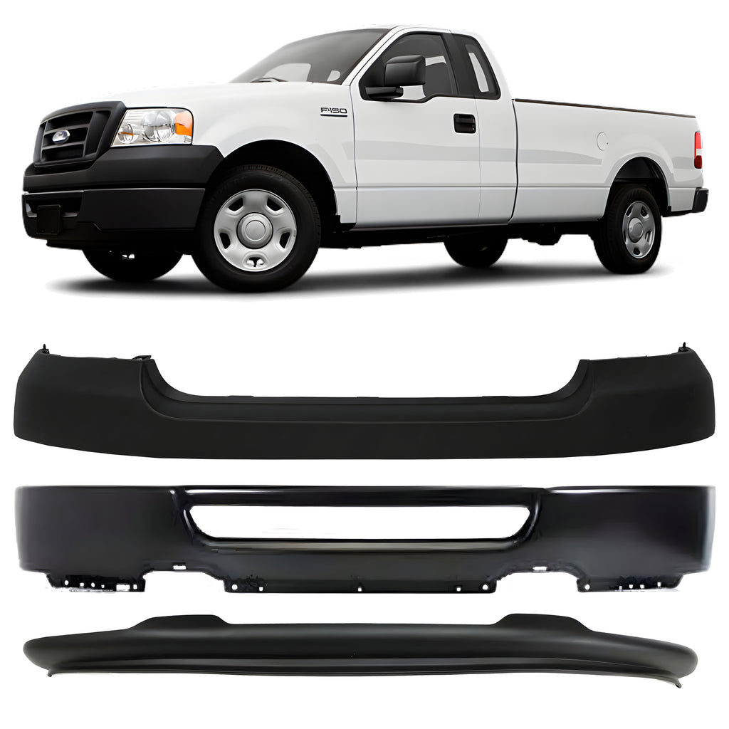 Front Bumper & Bumper Cover Paint to Match Kit For 2006-2008 Ford F-150 Truck