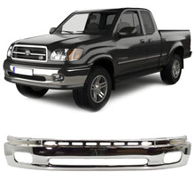 Load image into Gallery viewer, Front Bumper Face Bar Chrome Steel w/ Fog Light Holes For 2000-2006 Toyota Tundra