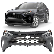 Load image into Gallery viewer, Front Bumper Cover Fascia Primed &amp; Grille Assembly Kit For 2019-2021 Toyota RAV4