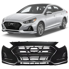 Load image into Gallery viewer, Front Bumper Cover Fascia Primed &amp; Grille Assembly For 2018-2019 Hyundai Sonata