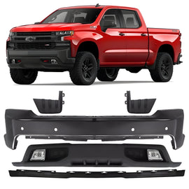 2019-2021 Chevrolet Silverado 1500 Front Bumper Paintable & Valance Kit | OEM Fit