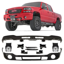 Load image into Gallery viewer, Front Bumper Primed &amp; Fog Light Kit For 2003-2007 GMC Sierra 1500 2500 HD &amp; 3500