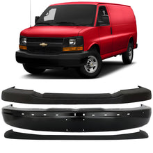 Load image into Gallery viewer, Front Bumper Primed Kit For 2003-2023 Chevy Express / GMC Savana 1500 2500 3500