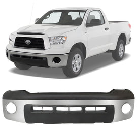 2007-2009 Toyota Tundra Front Bumper Chrome Steel & Valance Textured Kit | OEM Fit