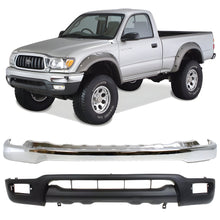 Load image into Gallery viewer, Front Bumper Chrome Steel &amp; Valance Textured Kit For 2001-2004 Toyota Tacoma