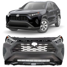 Load image into Gallery viewer, Front Bumper Cover Primed &amp; Headlight Assembly Kit For 2019-2021 Toyota RAV4