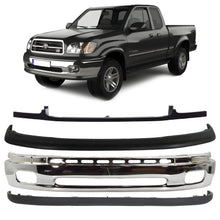 Load image into Gallery viewer, Front Bumper Chrome Steel &amp; Bumper Molding Trim Kit For 2000-2006 Toyota Tundra