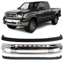 Load image into Gallery viewer, Front Bumper Chrome Steel &amp; Valance Textured Kit For 2000-2006 Toyota Tundra