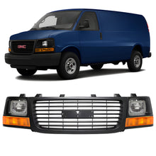 Load image into Gallery viewer, Front Grille Assembly &amp; Headlights Assembly Kit For 2003-2023 GMC Savana 1500 2500 3500