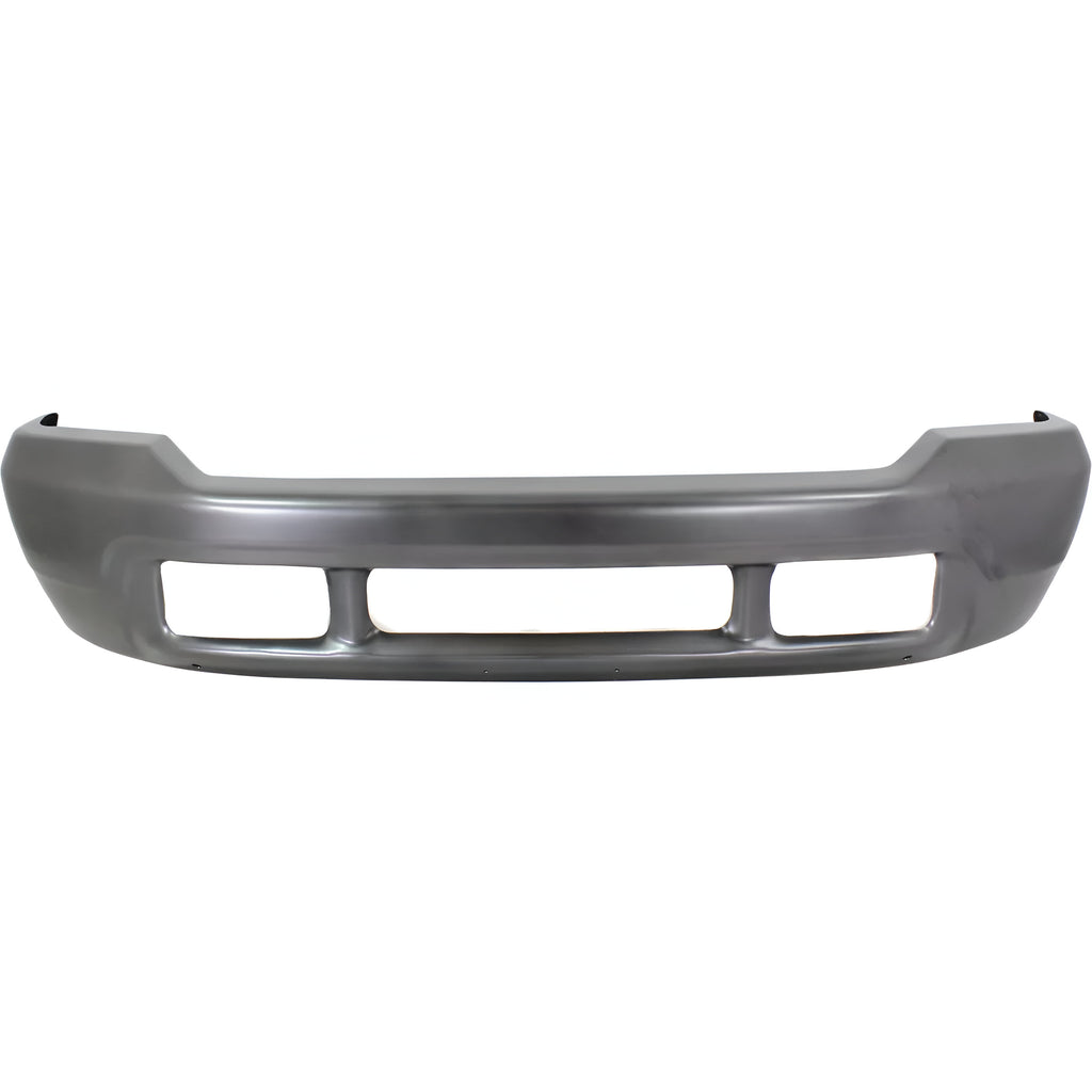 Front Bumper Gray Steel 1999-2004 Ford F-250 F-350 F-450 F-550 Super Duty