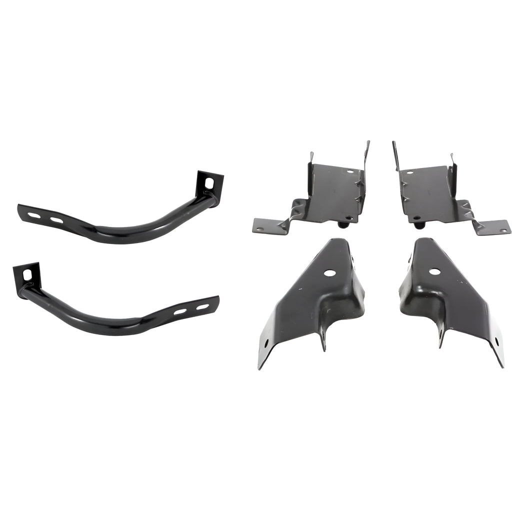 Front Bumper Bracket Black Metal For 2003-2007 Chevrolet Silverado 1500