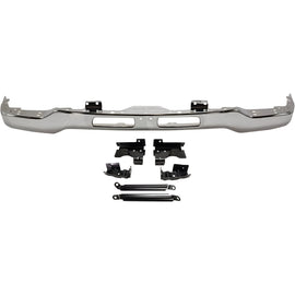 2003–2006 GMC Sierra 1500 1500HD Front Bumper Chrome Steel Kit with Brackets | OEM Fit