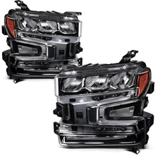 Load image into Gallery viewer, Front Headlights Assembly Chrome For 2019-2021 Chevrolet Silverado 1500