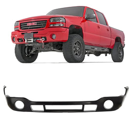 2003–2007 GMC Sierra 1500 2500HD 3500 Front Bumper Cover Primed with Fog Light Holes | OEM Fit