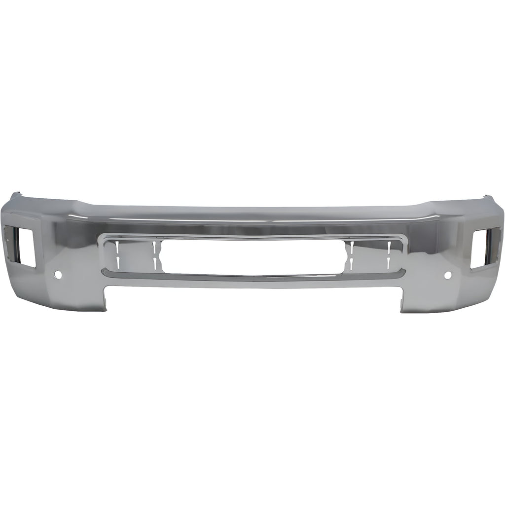 Front Bumper Chrome Steel 2015-2019 Chevrolet Silverado 2500 HD