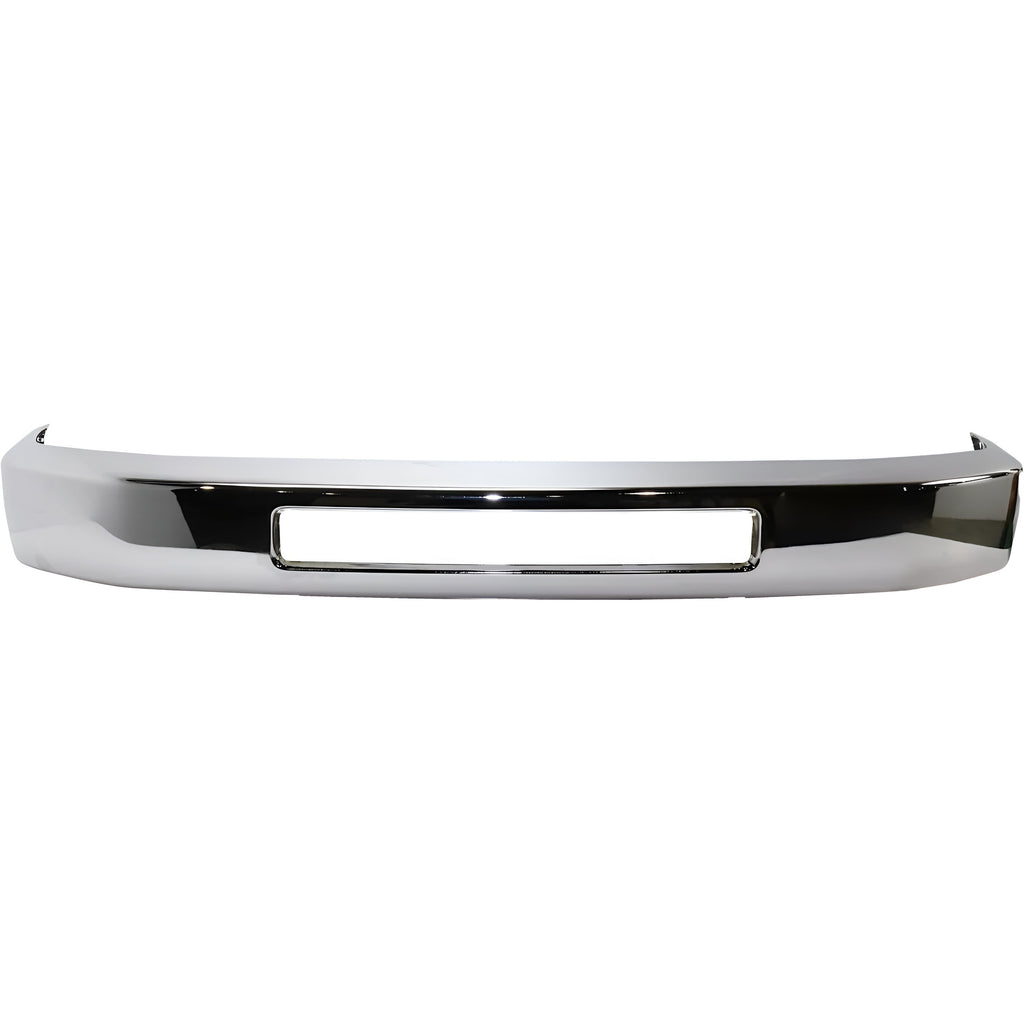 Front Bumper Face Bar Chrome Steel For 2008-2019 Ford E-150 E-250 E-350 Super Duty and E-450 Super Duty