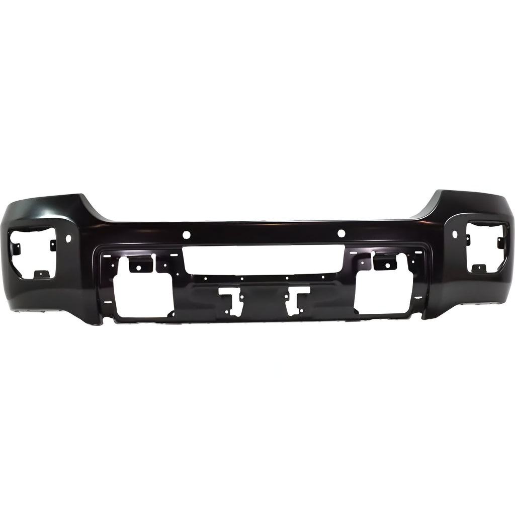 Front Bumper Black Steel 2015-2019 GMC Sierra 2500 HD Sierra 3500 HD