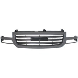 2003–2007 GMC Sierra 1500 2500HD 3500 Front Grille Assembly Gray Plastic | OEM Fit