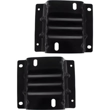 Load image into Gallery viewer, Front Bumper Bracket Set Black Metal For 2008-2019 Ford E-150 E-250 E-350 Super Duty and E-450 Super Duty