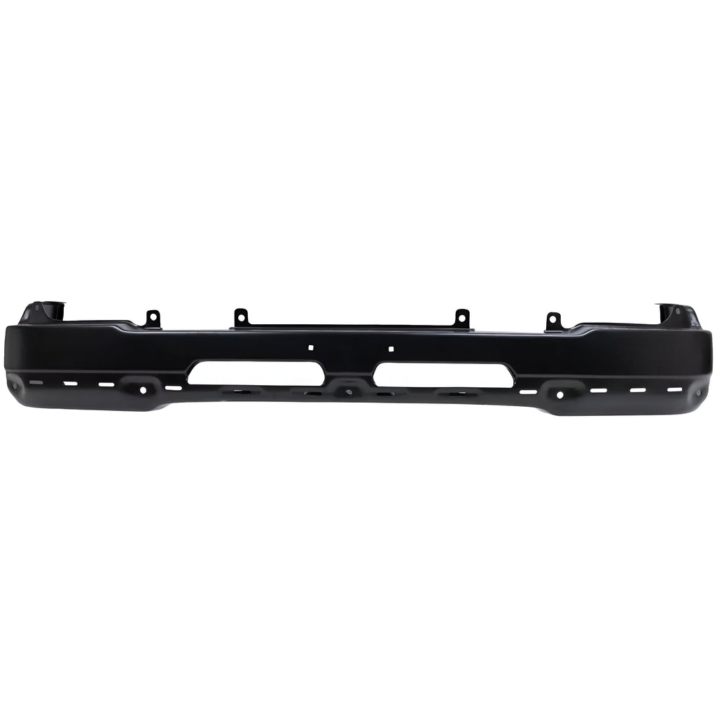 Front Bumper Face Bar Steel Black For 2003-2007 Chevrolet Silverado 1500