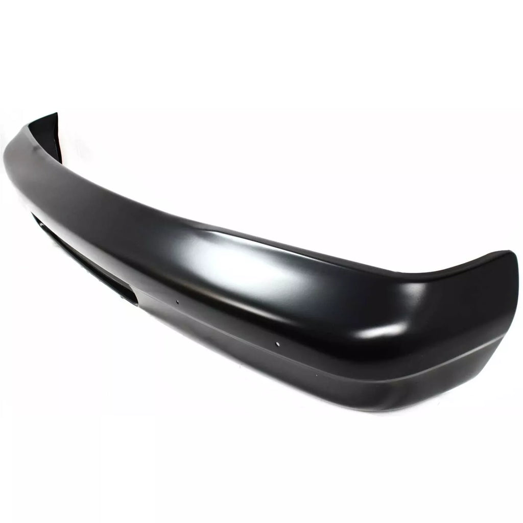 Front Bumper Black Steel 1992-2007 Ford E-150 E-250 E-350 E-450 E-550 Super Duty Bumper